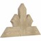 Ekena Millwork Richland Rough Sawn Timber Gable Bracket, Douglas Fir, 36"W x 21"H x 2"D x 6"F, 14/12 Pitch GBW036X21X0206RIC00RDF - alternate 3